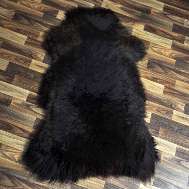 XL ÖKO Schaffell Lammfell braun 115x75 Grizzlybär #7045