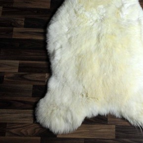 XXL ÖKO Schaffell Lammfell creme weiß 125x75 Auflage #6422